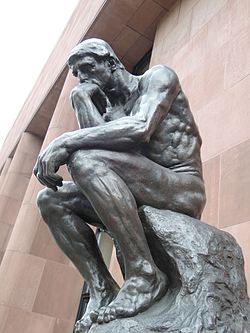 Le Penseur by Rodin (Kunsthalle Bielefeld) 2014-04-10.JPG
