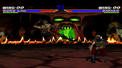 Mortal Kombat Gold, Kung Lao vs Baraka.png