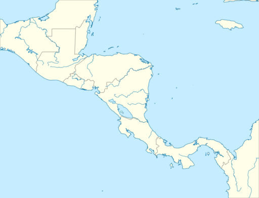 File:Outline map of Central America with borders.svg