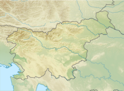 Location map/data/Slovenia is located in Slovenia