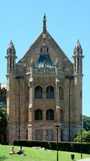 MacLaurin Hall, The University of Sydney, on a clear day