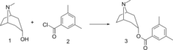 Tropanserin synthesis.svg