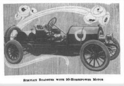 1909 Simplex Roadster with 90hp motor article from Motor Age.jpg