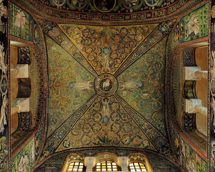 File:Basilica of San Vitale - Lamb of God mosaic.jpg