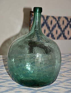 Hand blown bottle in the Jardins d’Alfàbia.jpg