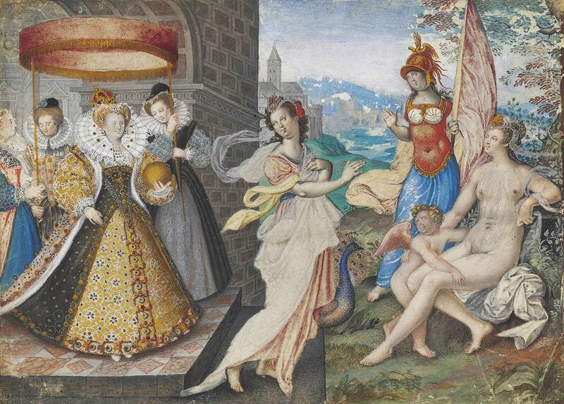 File:Isaac Oliver Elizabeth I and the Three Goddesses.jpg