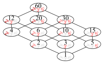 Lattice of the divisibility of 60; factors.svg