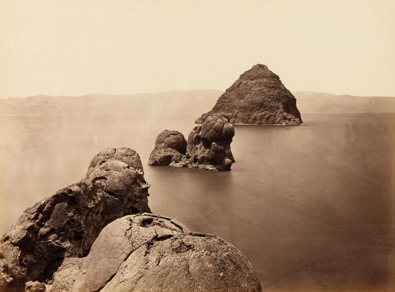 File:Timothy O'Sullivan, The Pyramid and Domes, Pyramid Lake, Nevada, 1867.jpg