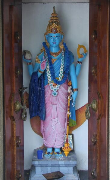 File:Vishnu idol in Seema Malaka.jpg