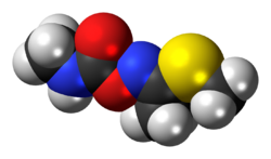 (E)-Methomyl molecule spacefill.png