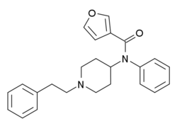 3-Furanylfentanyl structure.png