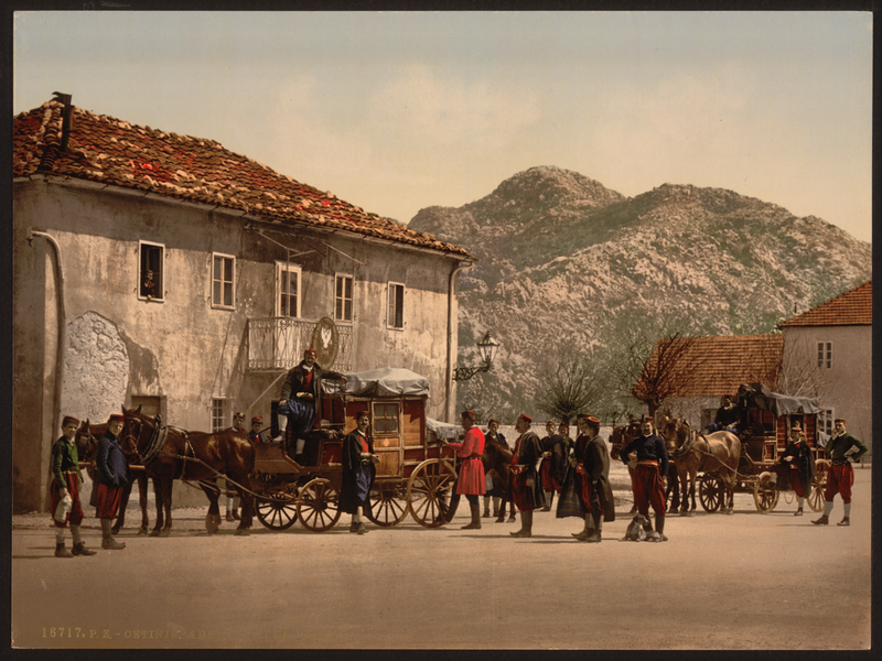File:Arrival of the Post, Cetinje, Montenegro WDL2610.png