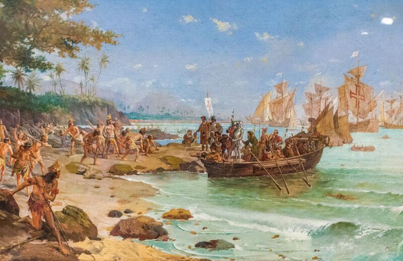 File:Desembarque de Pedro Álvares Cabral em Porto Seguro em 1500 by Oscar Pereira da Silva (1865–1939).jpg