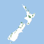 Scattered populations across New Zealand