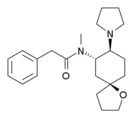 Chemical structure of U-69593.