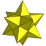 Yellow small stellated dodecahedron.svg