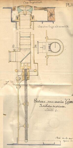File:1889 Arthur Krebs & Jean Rey periscope for the french Gymnote submarine.jpg