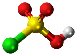 Chlorosulfuric acid molecule ball.png