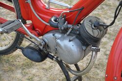 Engine - Lambretta - 40 - 1957 - 48 cc - 1 cyl - WBM 4576 - Kolkata 2014-01-19 5815.JPG