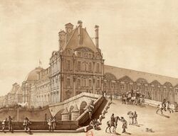 Le Pont Royal et le Pavillon de Flore, 1814 - BnF.jpg