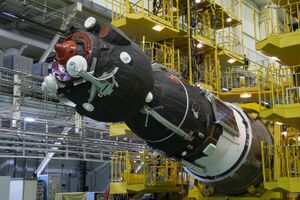 Soyuz MS-08 spacecraft in the integration facility (3).jpg