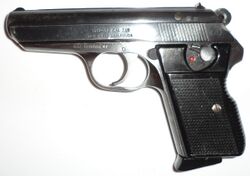 Vzor Cz 70 Pistol Left Side safety off hammer forward 2014-05-17.jpg