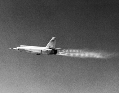 The X-2 inflight.