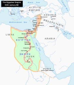 Map showing the extent of the Land of Punt