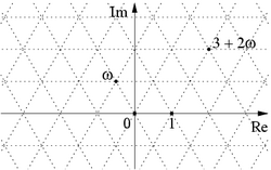 Eisenstein integer lattice.png