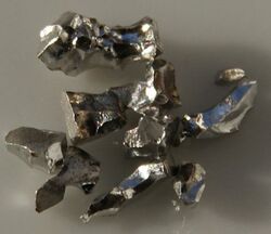 Pieces of pure iridium