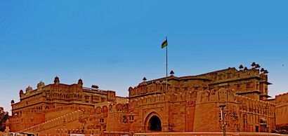 Junagarh Fort of Bikaner. Formerly Chintamani Fort built under supervision of Karam Chand 1588-93