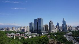 Urumqi skyline