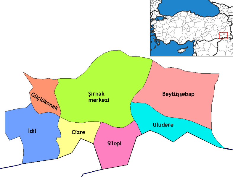 File:Şırnak districts.png