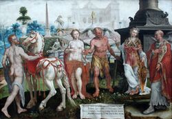 1561 v. Heemskerck Momus tadelt die Werke der Goetter.JPG