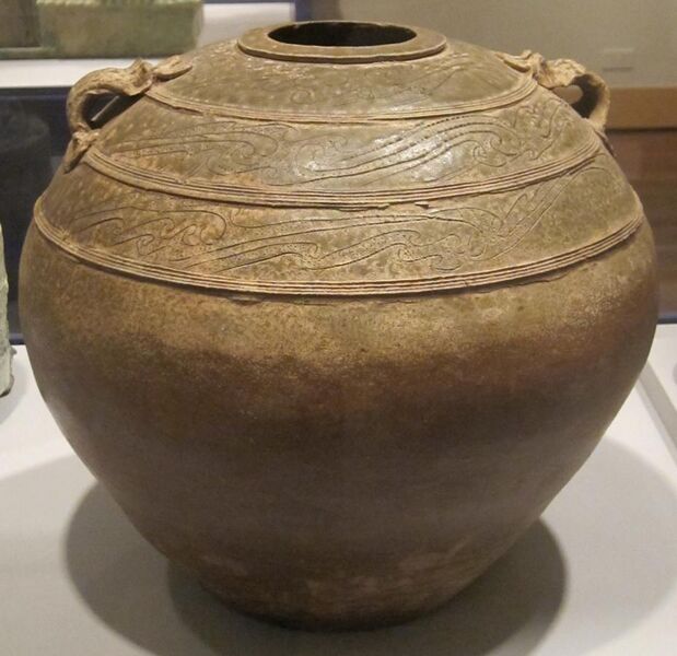 File:Jar, Han dynasty, stoneware with glaze, Honolulu Museum of Arts.JPG