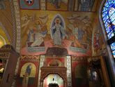 Resurrection of Jesus mosaic mural; Transfiguration Greek Orthodox Church; Lowell, MA; 2012-05-19.jpg