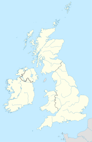 Map of Great Britain and Ireland with the locations of the ancient universities highlighted