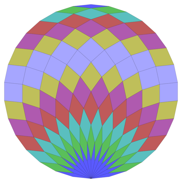 File:30-gon rhombic dissection.svg
