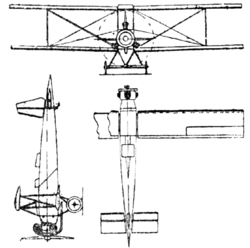 Caspar C 26 3-view Le Document aéronautique August,1926.png