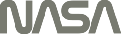 NASA Worm logo (gray).svg