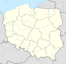 Map showing the location of Jaskinia Niedźwiedzia (Bear Cave)