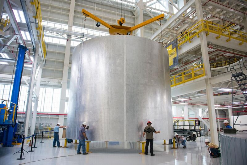 File:SLS Core Stage at Michoud Assembly Facility.jpg