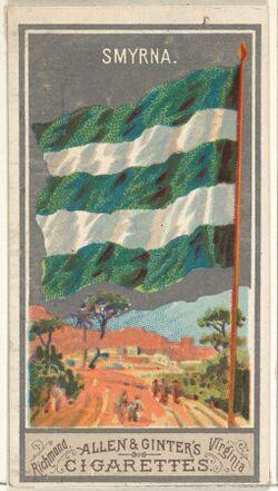 Smyrna, from the City Flags series (N6) for Allen & Ginter Cigarettes Brands MET DP829236.jpg