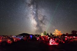 Star Party at Cave Area parking lot (wide) (36674726980).jpg