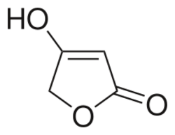 Tetronic-acid-2D-skeletal.svg
