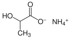 Ammonium lactate.svg