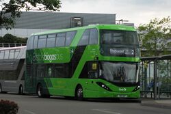 Biogas bus