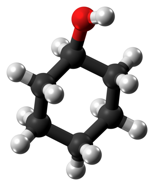 File:Cyclohexanol molecule ball from xtal.png