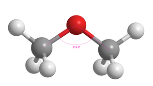 Dimethyl Ether Molecule with Angle.png