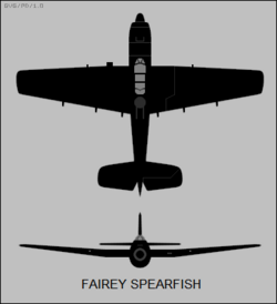 Fairey Spearfish two-view silhouette.png